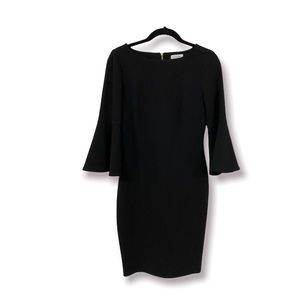 SOLD Calvin Klein Bell Sleeves Dress